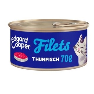 Edgard & Cooper Nassfutter Katze Adult Filets Thunfisch 24x70 g