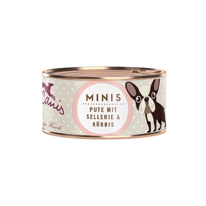 Terra Canis Mini 18 x 100 g - Pute mit Sellerie & Kürbis