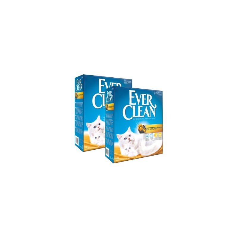 Ever Clean LitterFree Paws Katzenstreu 2x10 l