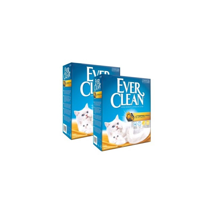Ever Clean LitterFree Paws Katzenstreu 2x10 l