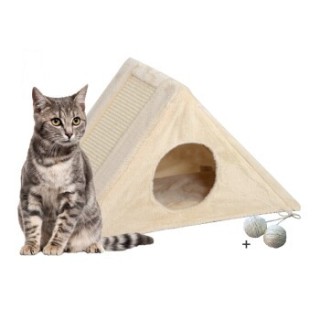 Rohrschneider ® Kratzpyramide + 2 Extra Spielbälle