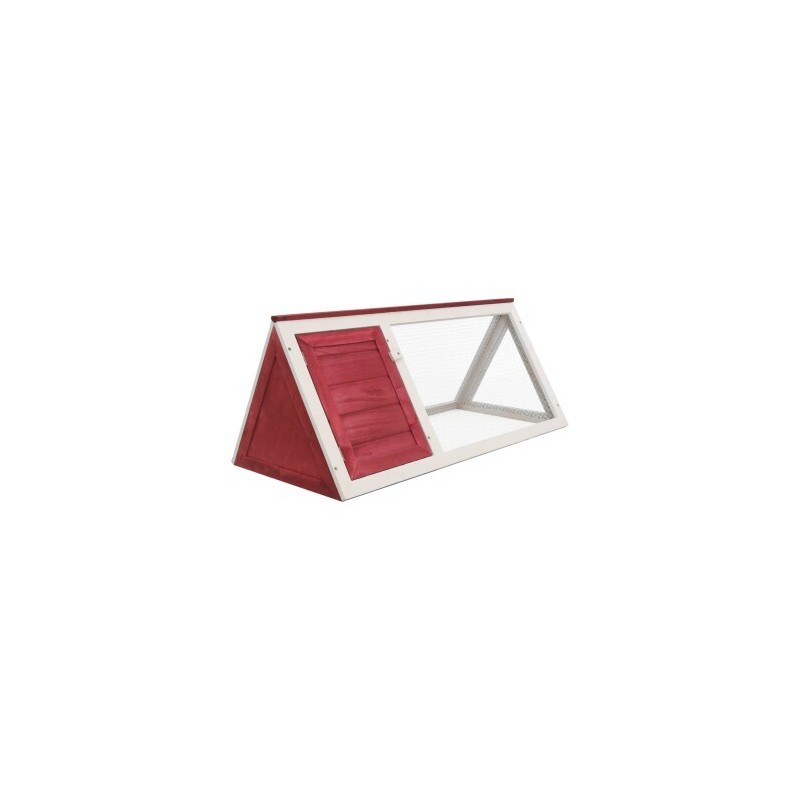 VidaXL Holz Kaninchenstall / Kleintierstall rot