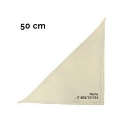 Schecker - Besticktes Halstuch Tel. Nr. +  Name [50cm - Beige]