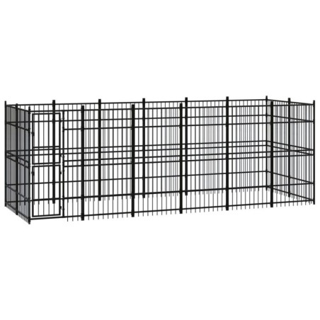 VidaXL Hundezwinger Box Stahl 5,76 m, 1,92 m, 2 m