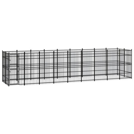 VidaXL Hundezwinger Box Stahl