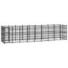 VidaXL Hundezwinger Box Stahl
