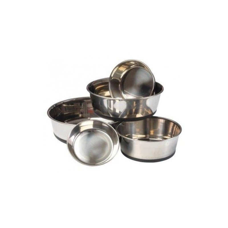 House of Paws Hundenapf aus Edelstahl S silber