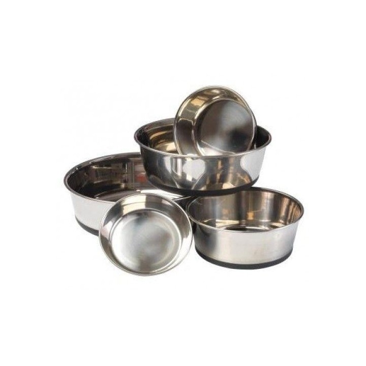 House of Paws Hundenapf aus Edelstahl S silber