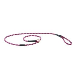 Weatherbeeta Seil-Leder-Schlupf-Hundeleine 1.8m dunkelblau/braun
