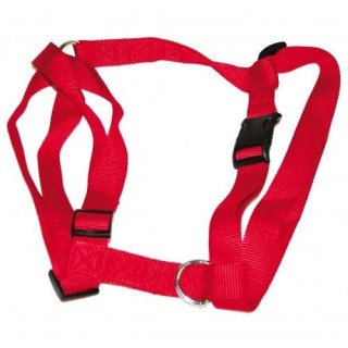Vital Pet Products Verstellbares Hundegeschirr aus Nylon 25mm x rot