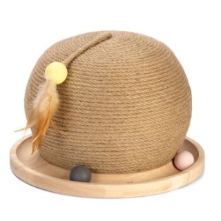 Designed by Lotte DBL Kratz- und Spielball Holz