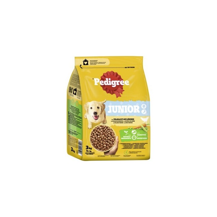 Pedigree Junior mit Geflügel und Gemüse 3kg