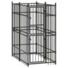 VidaXL Hundezwinger Box Stahl 96 cm, 1,92 m, 2 m