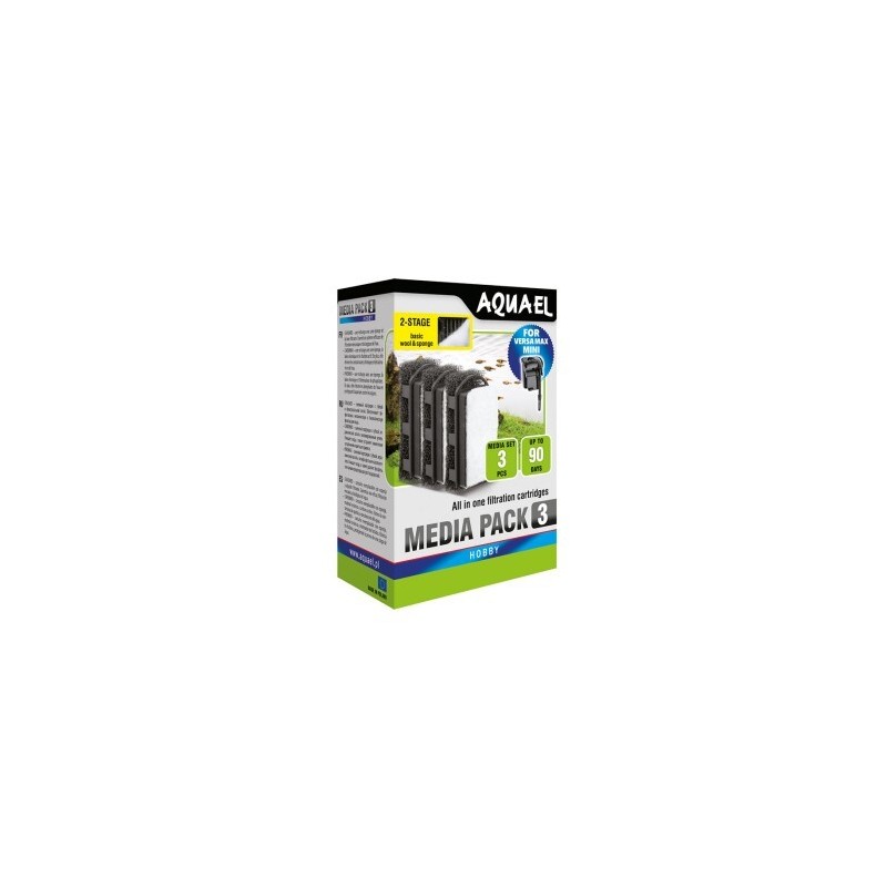 AquaEL Filtermedium FZN-mini Standard 3Stk.
