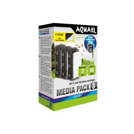 AquaEL Filtermedium FZN-mini Standard 3Stk.