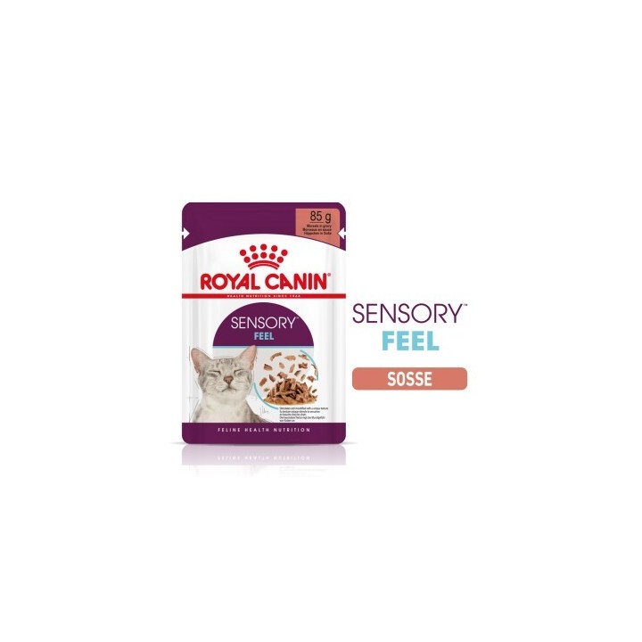 ROYAL CANIN Sensory Feel in Soße für wählerische Katzen 48x85 g