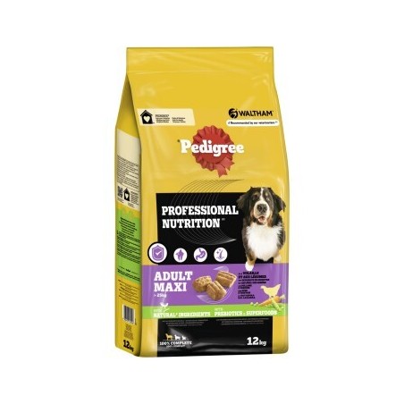 Pedigree Professional Nutrition Adult Maxi 25kg mit Geflügel und Gemüse 12 kg