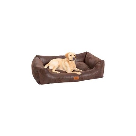 alsa-brand Hundebett Antik braun, Außenmaße: ca. 117 x 82 x 28 cm