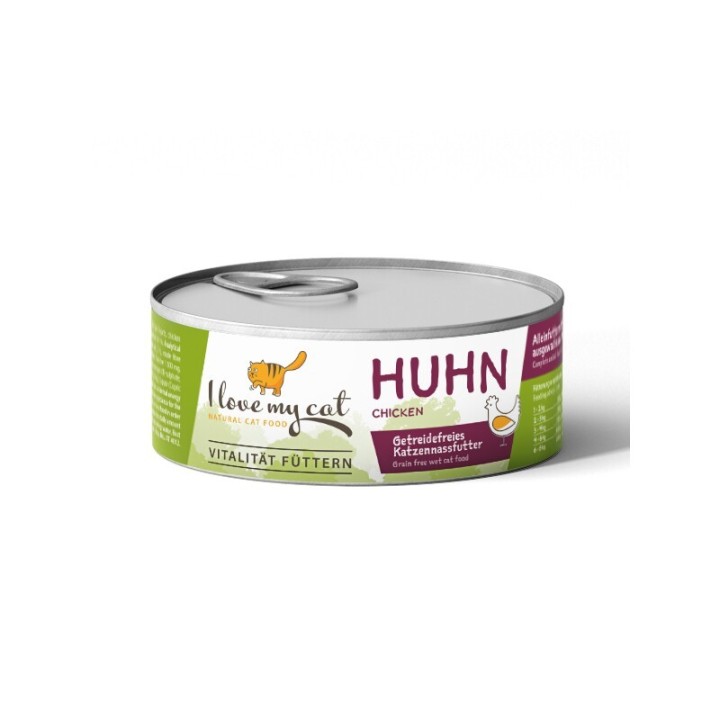I love my cat Katzenfutter Nass mit Huhn - 100g