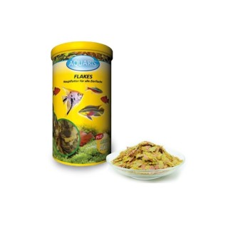 AQUARIS Aquarium Fischfutter - Flakes - 180g / 1 L