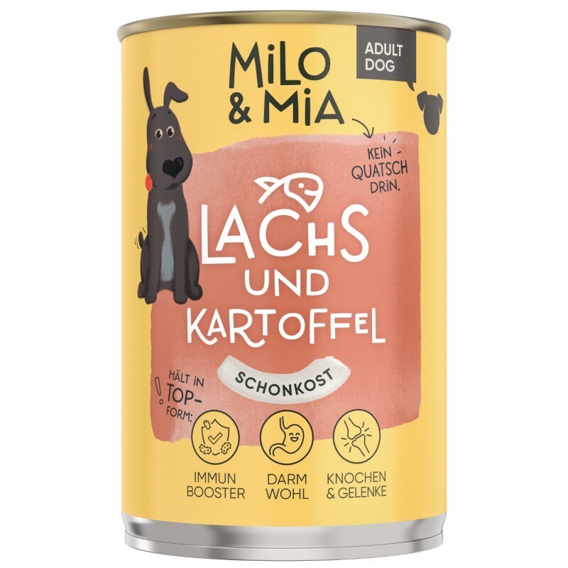Milo & Mia Lachs & Kartoffel 6x400 g