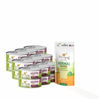 I love my cat Sparset für Katzen mit Vermal Pulver