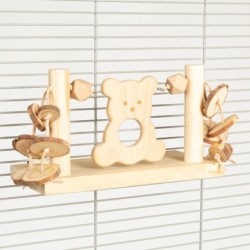 HappyBird Vogelspielzeug Bearie Swing Käfigwand