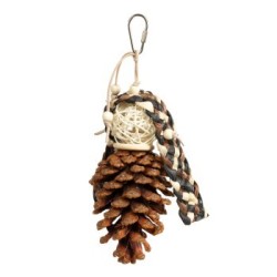HappyBird Vogelspielzeug Cones Charm mit Zapfen