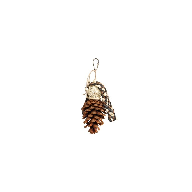 HappyBird Vogelspielzeug Cones Charm mit Zapfen