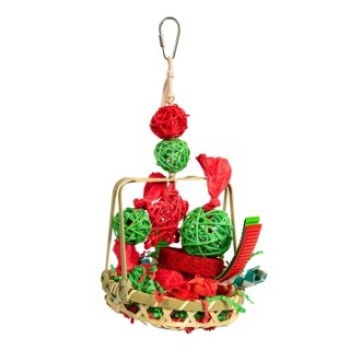 HappyBird Hängespielzeug Playful Bamboo Basket