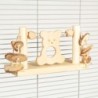 HappyBird Vogelspielzeug Bearie Swing Käfigwand