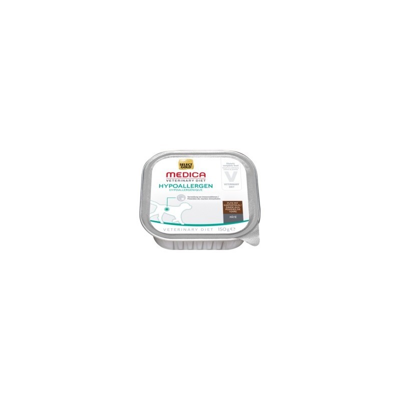 SELECT GOLD Medica Nassfutter Hund Adult Hypoallergen, Pute 10x150 g