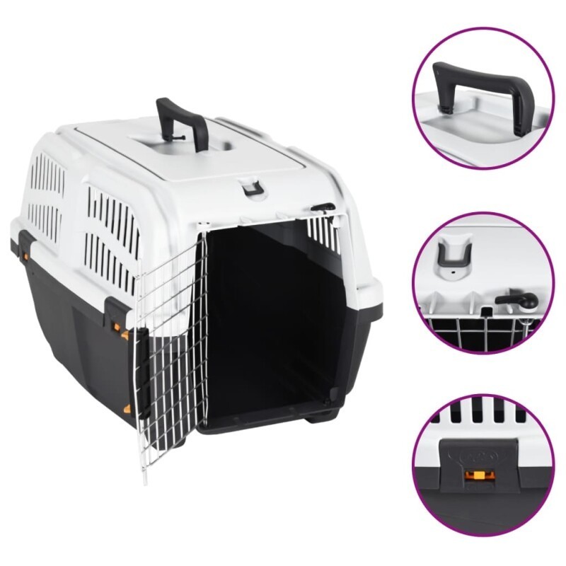VidaXL Transportbox für Haustiere 36 cm, 35 cm, 55 cm