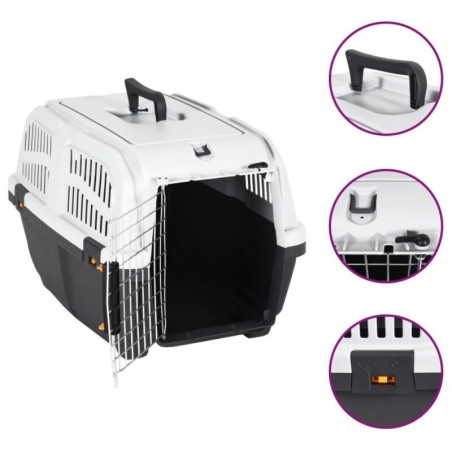 VidaXL Transportbox für Haustiere 36 cm, 35 cm, 55 cm