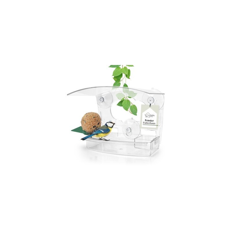 WILDLIFE HOME 3IN1 Fenster-Futterhaus Menue