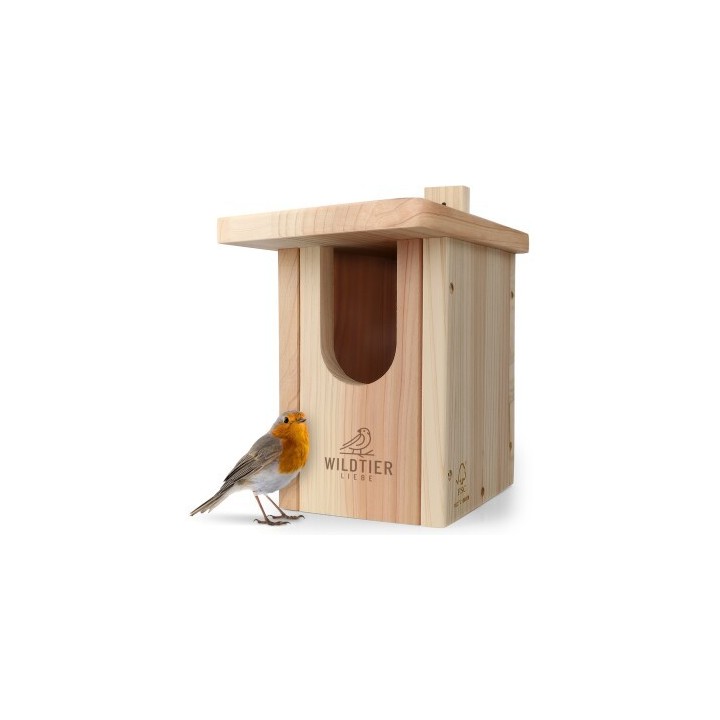 wildtier liebe Rotkehlchen Nistkasten