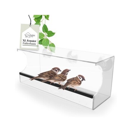 WILDLIFE HOME Fenster-Futterhaus Family