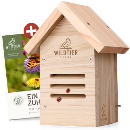 wildtier liebe Marienkäferhotel