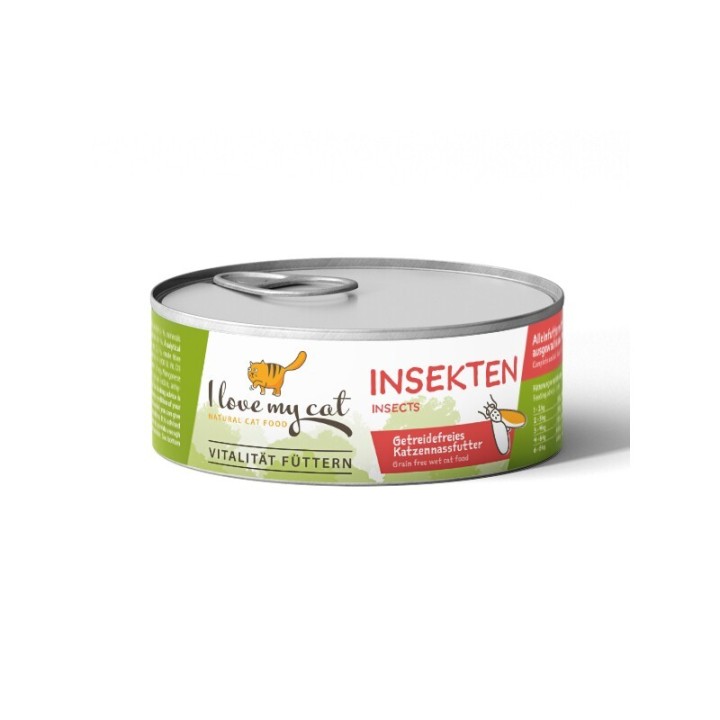 I love my cat Katzenfutter Nass mit Insekten - 100g