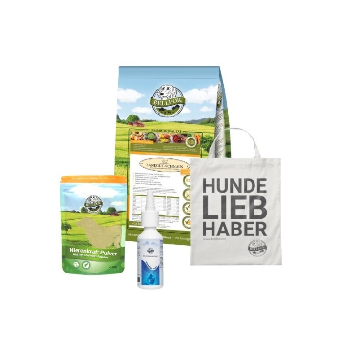Bellfor Sparset für mittelgroße Hunde mit Futtermittelallergie und Ohrenjucken