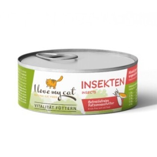 I love my cat Katzenfutter Nass mit Insekten - 100g