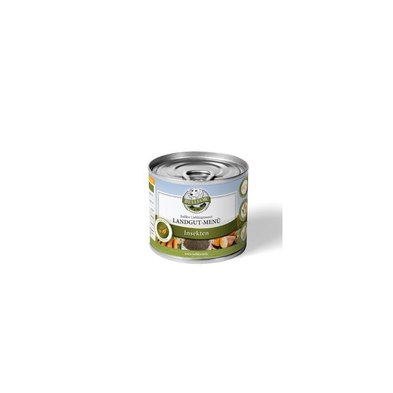 Bellfor Hundefutter Nass mit Insekten - Landgut-Menü - 200g