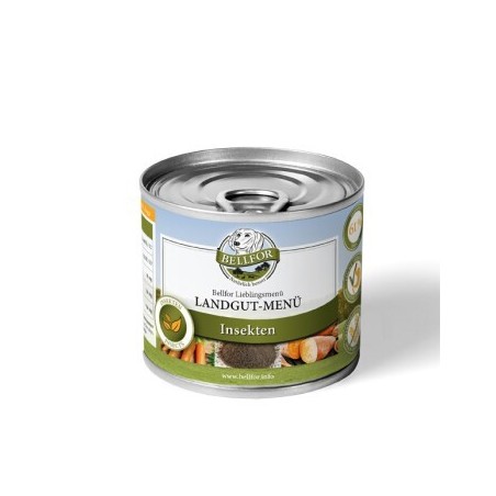 Bellfor Hundefutter Nass mit Insekten - Landgut-Menü - 200g