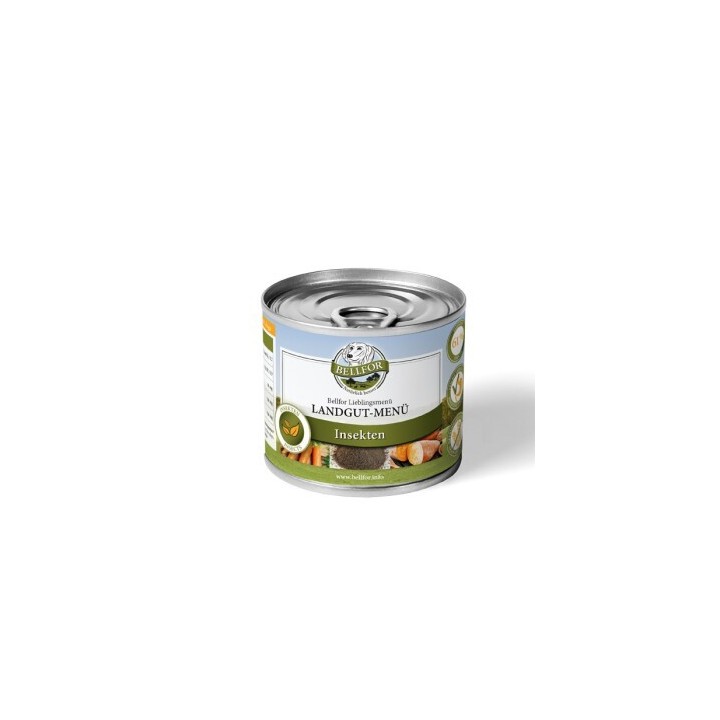 Bellfor Hundefutter Nass mit Insekten - Landgut-Menü - 200g