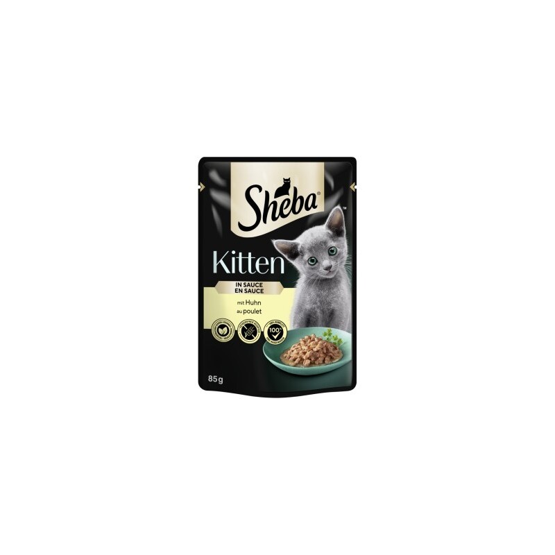 Sheba Kitten in Sauce 28x85 g Huhn