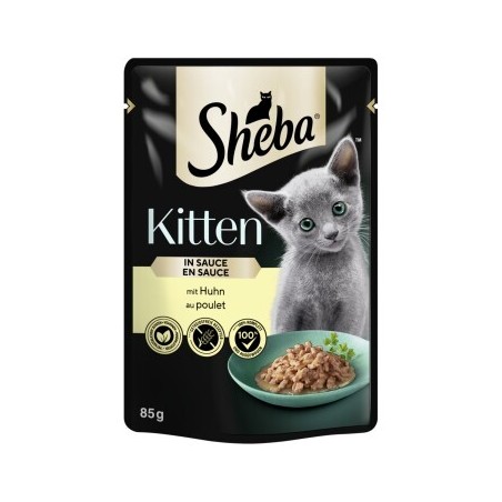 Sheba Kitten in Sauce 28x85 g Huhn