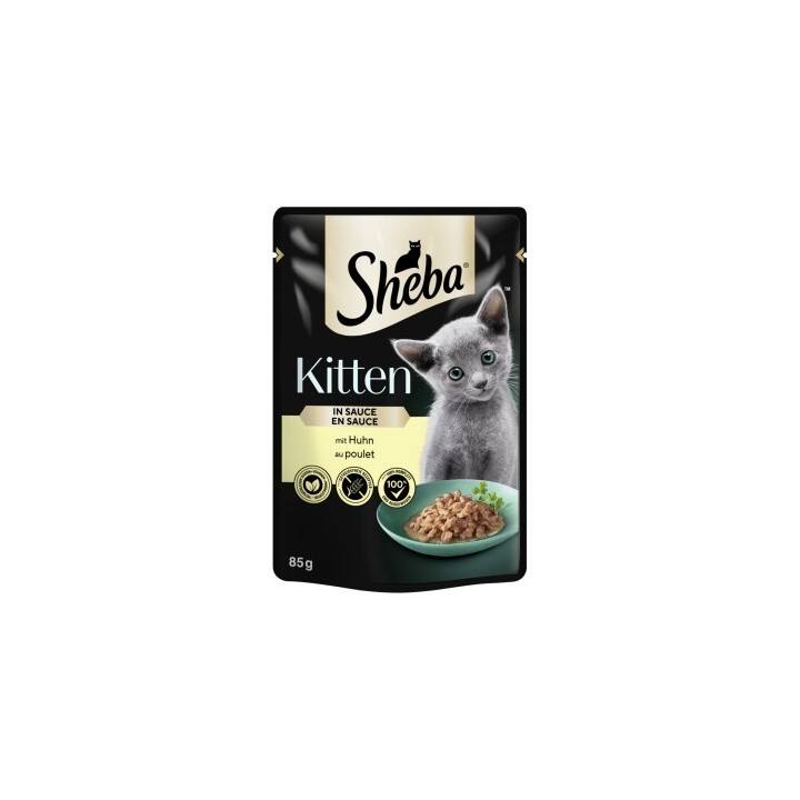 Sheba Kitten in Sauce 28x85 g Huhn