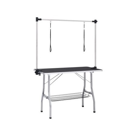 VidaXL Verstellbarer Hundepflegetisch 110 x 60 x 76 cm (L x B x H)