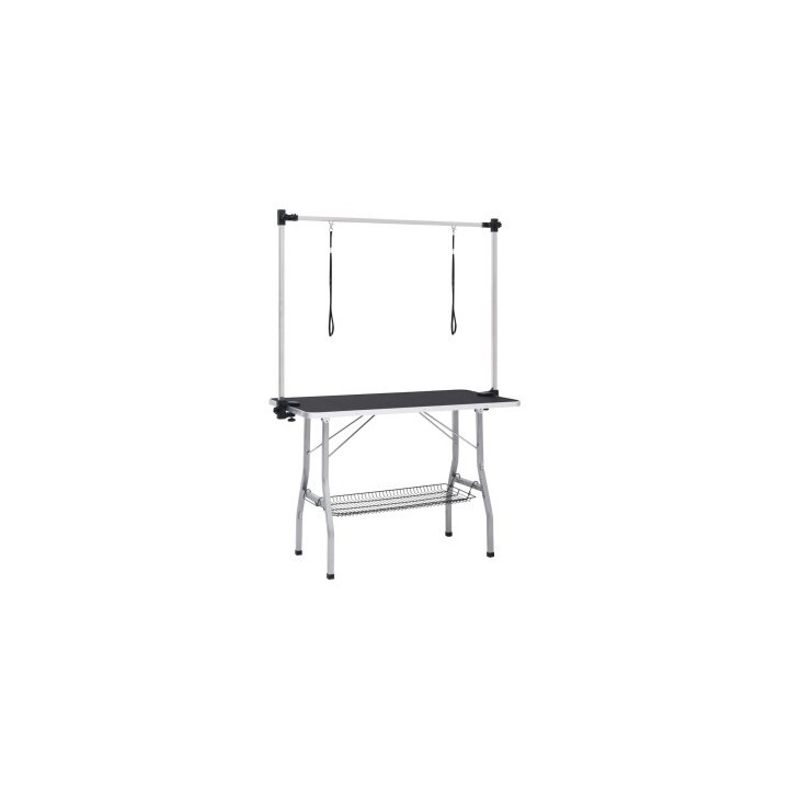 VidaXL Verstellbarer Hundepflegetisch 110 x 60 x 76 cm (L x B x H)
