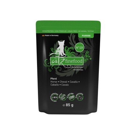 Catz finefood Nassfutter Katze Purrrr Adult No. 123 Pferd 16x85 g